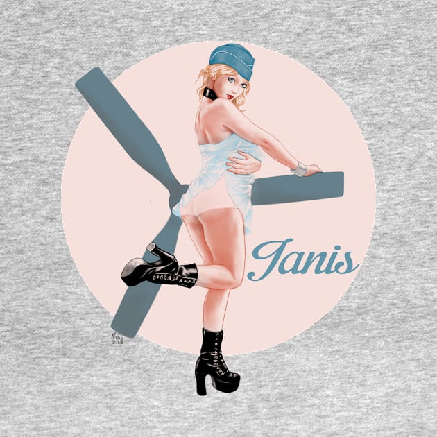 Janis The Pin Up Girl by Hellustrations